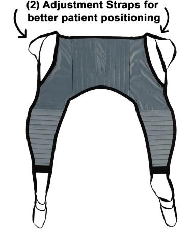 Patient Aid Padded U-Sling - Universal, Head Support Free | Medium Size, 600lb Capacity - Buy Online on GoSupps.com