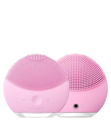 FOREO LUNA mini 2 Ultra-Hygienic Facial Cleansing Brush | Face Massager for All Skin Types | Waterproof Pearl Pink - Buy Online on GoSupps.com