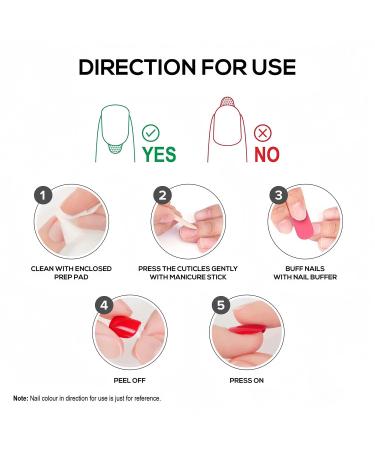 24 Pcs Press On Nails | Short Square Nude Pink Acrylic False Nails | Glossy Full Cover Stick On Nails for Women & Girls - Buy Online on GoSupps.com