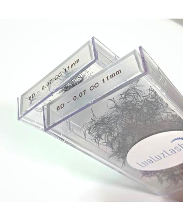 Buy Promade Lash Fans | Russian Volume | Soft Dark Lashes | CC & D Curls | 0.07mm Sizes 8-14mm Quality Fans for Stunning Eyelash Extensions - Buy Online on GoSupps.com