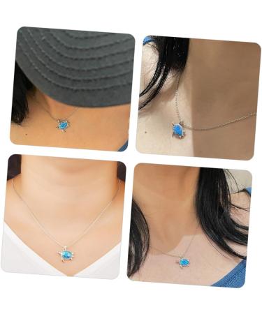 Toyvian Sea Turtle Necklaces For Women Necklace For Beach Party Turtle Necklace For Women Creative Neck - Buy Online on GoSupps.com