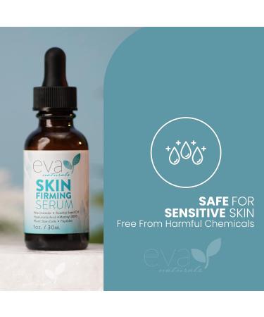 Skin Firming Serum with Niacinamide, Vitamin C, Hyaluronic Acid - Acne & Wrinkle Serum for Sensitive Skin - 1 Fl Oz - Buy Online on GoSupps.com