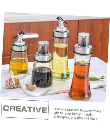 ABOOFAN 3pcs Castor Kitchen Supplies Glass Vinegar and Oil Dispensers Kitchen Oil Soy Sauce Cruet Oil Bottles for Kitchen Soy Sauce Dispensers Olive Restaurant Bottle Dust-proof - Buy Online on GoSupps.com