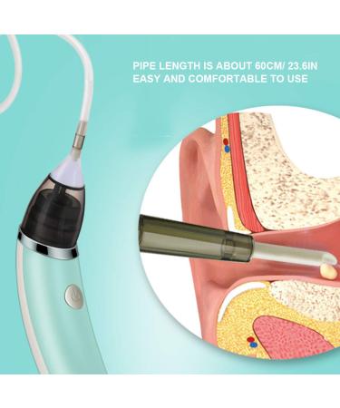 Electric Ear Nose Cleaner Nasal Aspirator Suction Earwax Remover - USB Charge, Itchy Relief for Babies & Kids - Buy Online on GoSupps.com