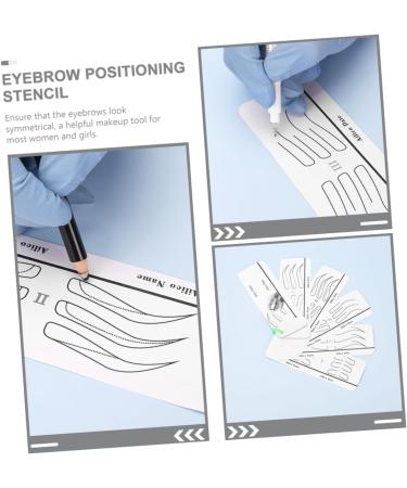 Healeved 1 Set Eyebrow Makeup Tool Eyebrow Drawing Tool Eyebrow Guide Stencil Mold Supplies Eyebrow Trimming - Buy Online on GoSupps.com