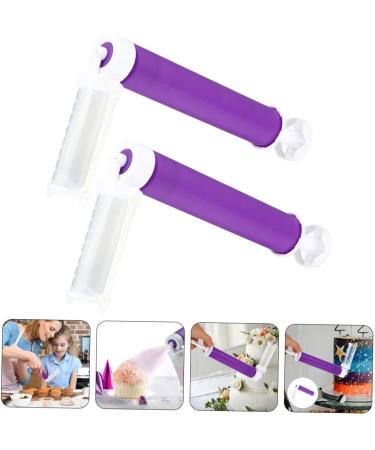 CRAFTHROU 2pcs Cake Sprayer Cake Coloring Spray Manual Cake Coloring Airbrush Cake Pump Sprayer Plastic Purple - Buy Online on GoSupps.com