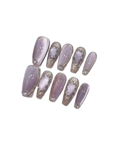 Temperament manicure wearing a pure hand-made short nail with a versatile whitening manicure.(XS)