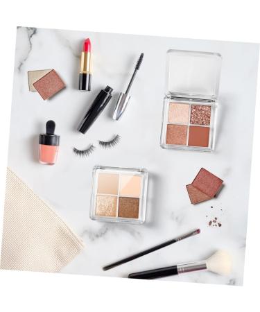 Gogogmee 10pcs Boxes Eye Shadow Box Highlighter Makeup Eyeshadow 4 Grid Foundation Blush Empty Make up Sample - Buy Online on GoSupps.com