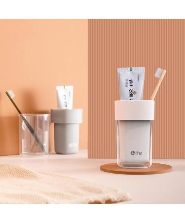 Portable Electric Toothbrush Set - Ethui Travel Case for Oral B & Philips | Ideal for Trips Hiking & Home - White & Gray - Buy Online on GoSupps.com