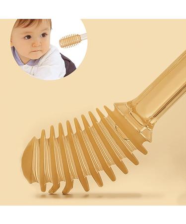 Baby Training Toothbrush Soft Silicone Brush Head Toothbrush for Infants Toddler Toothbrush Silicone Tongue Brush Dental Care for 0-18 Months Baby Xiaoyaoyou - Buy Online on GoSupps.com