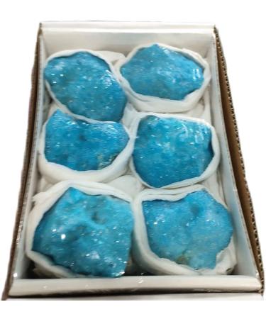 Natural Crystal Rough Home Decoration Blue Titanium Rainbow Aura Crystal Quartz Cluster Crystal Specimen Home Decoration s - Buy Online on GoSupps.com
