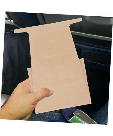 OHPHCALL Kraft Paper Vomit Bags - 45 Pcs Disposable Mini Trash Bags for Travel - Light Brown - Buy Online on GoSupps.com