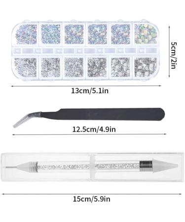 Nail Art Rhinestones Decorations Picking Pen Dotting Pen Nails Tweezer for Girls DIY Nail Art Designs Manicure Decoration Nail Rhinestones Picking Pen - Buy Online on GoSupps.com
