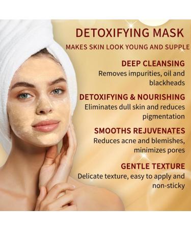 Turmeric Vitamin C Facial Mask with Aloe Vera & Vitamin E - Deep Cleanse Brighten & Moisturize (5.29 oz) | International Shipping - Buy Online on GoSupps.com