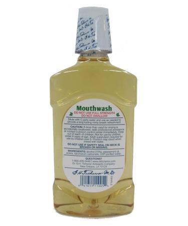 Dr. Tichenor's Peppermint Mouthwash 16 fl oz - Refreshing Oral Rinse - Buy Online on GoSupps.com