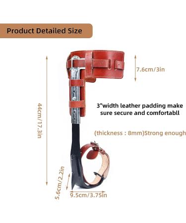 Tree Climbing Spikes Set - Adjustable Long Tool for Indoor/Outdoor Sports - Non-Slip Pedal for Fruit Picking - TWSOUL Tree Climbing Gear - Buy Online on GoSupps.com