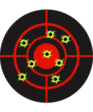 Hybsk 4 inch Red Splatter Target Stickers - Reactive Shooting Targets for BB Pellet Airsoft Guns - Buy Online on GoSupps.com