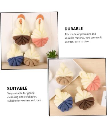 5pcs Bath Ball Set - Flower Shower Balls for Foaming Bathing & Body Washing - Essential Bathroom Supplies - Buy Online on GoSupps.com