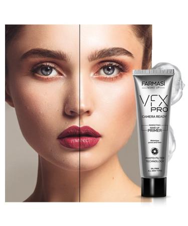 Farmasi VFX PRO Camera-Ready Primer | Advanced Pore Minimizer for All Skin Types | Silky Smooth Skin Revitalizer | Oil-Free Formula | Lightweight and Long-Lasting | 25 mL - Buy Online on GoSupps.com