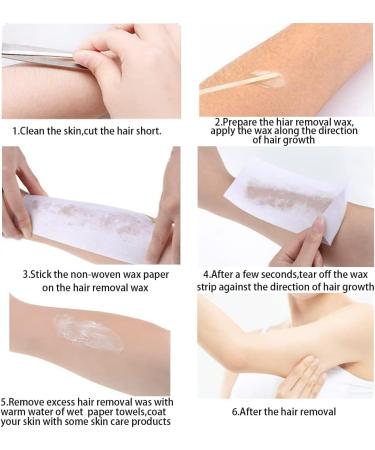 100 Wax Strips for Hair Removal - Brazilian & Leg Waxing - Tear & Easy Use Plasters - Buy Online on GoSupps.com