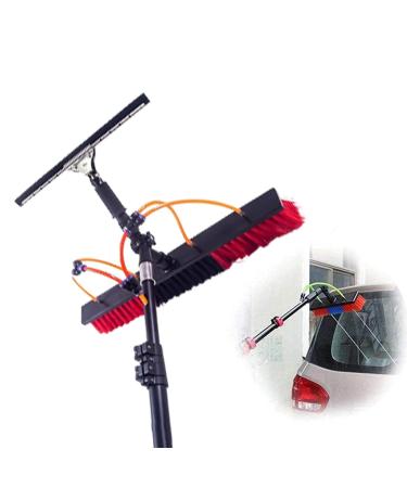 Photovoltaic Panel Cleaning Tools/Water Brush Glass Cleaning Brush Extension Rod Door Head Exterior Wall Washing Brush Telescopic Rod 55cm