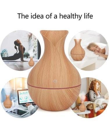 Diffuser Home Aromatherapy Machine Air Humidifier USB LED Essential Oil Diffuser Humidifier for Home(Light Wood) - Buy Online on GoSupps.com