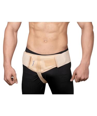 Wonder Care - hernia belt right inguinal hernia support brace - hernia support underwear hernia truss for men right side truss hernia support right hernia support for men right side - XXL XXL (44"-48")