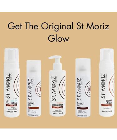 St Moriz 1 Hour Fast Tan Mousse | Vegan Express Fake Tan | 200ml Dark Glow | Pack of 1 - Buy Online on GoSupps.com