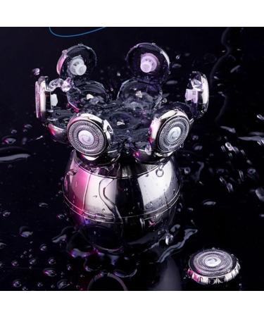 Portable LED Beard Trimmer Set for Bald Heads - Waterproof & Reusable Men's Shaver - Buy Online on GoSupps.com