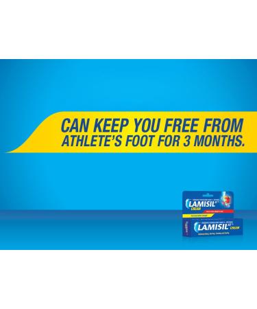 Lamisil Athlete's Foot Antifungal Cream 1oz - Pack of 2 | Full Prescription Strength for Itching & Burning - Buy Online on GoSupps.com