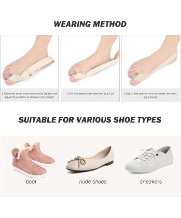 Toe Spreader for Correction 4 Pack Elastic Breathable Toe Spacers for Bunions Portable Skin-Friendly Protection for Overlapping Toes - 6.9 x 1 Inch - Buy Online on GoSupps.com