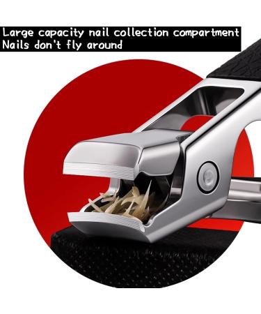 Professional Nail Clippers for Thick Fingernails & Toenails | Super Sharp Yellow Nail Clippers for Men - Buy Online on GoSupps.com