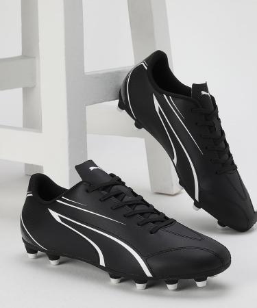PUMA Men's Vitoria FG/AG Football Shoe - Size 44 EU - Puma Black & White - International Shipping Available - Buy Online on GoSupps.com