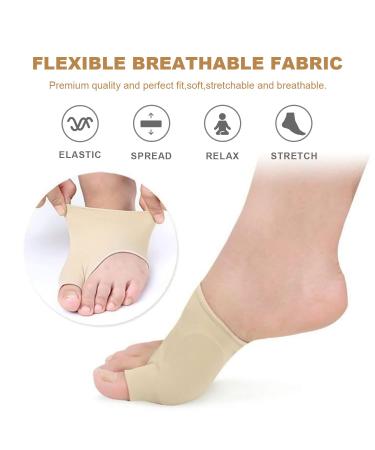 TSHAOUN 4PCS Hallux Valgus Toe Spreader & Socks | Foot Pain Relief & Correction Bandage | Metatarsal Cushion for Comfort - Buy Online on GoSupps.com
