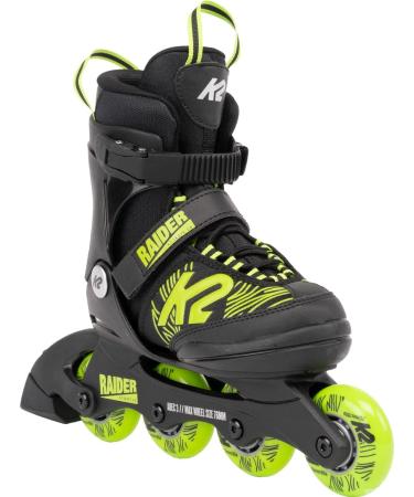 K2 Raider Inline Skates Kids 11-2 Black Lime | High-Quality Rollerblades for Kids - Buy Online on GoSupps.com