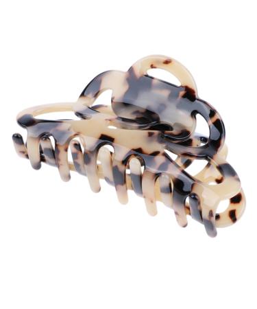 Homyl Women Large Hair Claw Leopard Style Hair Crab Hair Clip Hairpin Hair Clip Hair Accessories Hair Jewelry - Leopard
