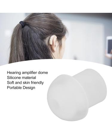Washable Ergonomic Hearing Amplifier Dome & Brush for Seniors | Safe Home Use - Buy Online on GoSupps.com