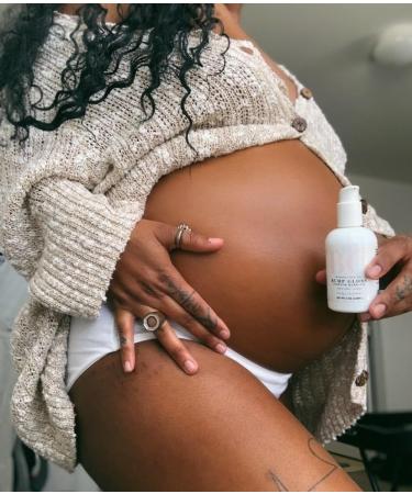 Bump Gloss Stretch Mark Belly Oil - Non-Greasy Toxin-Free Formula | Enhance Skin Elasticity | 4 Ounce for Stretch Mark Prevention - Buy Online on GoSupps.com