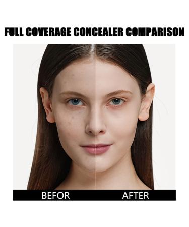 Concealer Contour Palette with Brush - 3-in-1 Color Correcting Highlight and Contour Makeup Kit for Dark Circles - Waterproof & Long-Lasting Formula - Buy Online on GoSupps.com