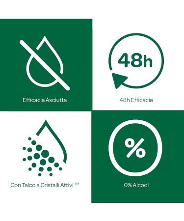  Borotalco Borotalco Original Deo Stick Deodorant with Active Crystal Talc for Dry Skin Moisture Absorbing 48h Efficiency - 6 Bottles of 40ml Each - Buy Online on GoSupps.com