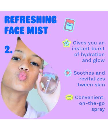 Pipa Skincare Start Young Bundle Gift Set | 3-Step Birthday Gift Skin Care Routine for Girls & Tweens 8 to 12 | Alcohol-Free & Safe | Includes Foam Face Cleanser Face Moisturizer & Facial Mist - Buy Online on GoSupps.com