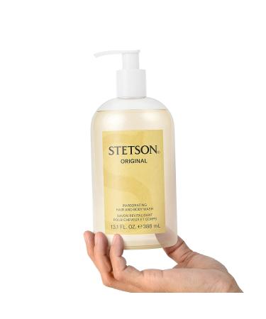 Stetson Original Hair and Body Wash - Earthy, Woody, and Masculine Aroma - 13.1 Fl Oz - Buy Online on GoSupps.com