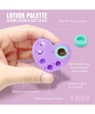 PERMANIA 16 Piece Lash Lift Rods 3 in 1 Reusable Soft Eyelash Perm Curler for Lash Lift Kit with Silicone Plate Suitable for All Eye Shapes DIY (Purple) - Buy Online on GoSupps.com