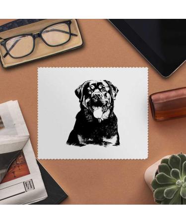 Buy 2 x Rottweiler Microfiber Glasses Cloths - High-Quality Cleaning for Eyewear | International Shipping Available - Buy Online on GoSupps.com