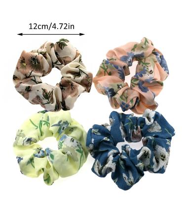 12PCS Velvet Scrunchies Hair Ties Set - Elastic Hair Bands for Women & Girls - Perfect Rubber Bands for All Hair Types - Buy Online on GoSupps.com