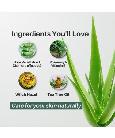 Nature's Aid Original Skin Gel: Award-Winning Multipurpose Skin Gel Formula Featuring Aloe Vera Gel Extract - 3X Factor. Works for After Sun Care Dry Flaky & Itchy Skin Facial Acne Skin Rashes Bug Bites & Stings. 125ml x 2 Pack - Buy Online on GoSupps.com