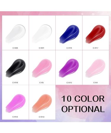 Complete Poly Gel Nail Kit - 10 Colors UV Lamp & Accessories for DIY Manicure | Perfect Gift for Beginners & Home Use - Buy Online on GoSupps.com