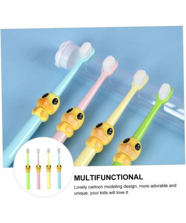 Buy Minkissy 4-Piece Cartoon Baby Toothbrush Set | Portable & Sensitive Design for Kids | International Shipping Available - Buy Online on GoSupps.com