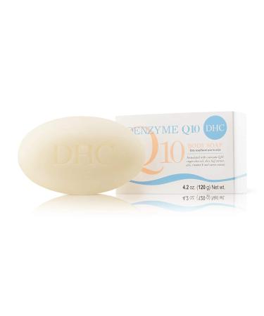 DHC Q10 Body Soap 4 Pack - Antioxidant-Rich Cleansing Bar with Aloe Vera - Hydrating & Conditioning - Fragrance-Free - Ideal for All Skin Types - 4.2 oz - Buy Online on GoSupps.com