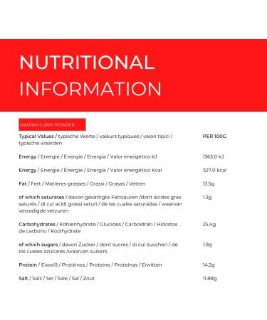 Hides Fine Foods Madras Curry Powder Originally from Chennai - Curry - 17.63 Oz - Buy Online on GoSupps.com